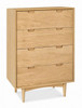 EXCLUSIVE COLLECTION: KING ORBIT WITH SLATTED BEDHEAD 6 PIECE (THE LOT) BEDROOM SUITE + STOOL - OAK - FREE SHIPPING