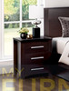 AMAZING 3 DRAWER BEDSIDE TABLE (MODEL:3-18-5) - LIGHT OAK , WHITE OR CHOCOLATE