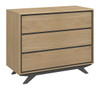 EXCLUSIVE COLLECTION: DOUBLE OR QUEEN BRUNEL SCANDI 6 PIECE (THE LOT) BEDROOM SUITE + STOOL - OAK & DARK GREY - FREE SHIPPING