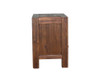 NOWRA ACACIA 2 DRAWER BEDSIDE TABLE - CHOCOLATE