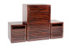 MANLY 3 PIECE CHEST SET (WITH 6 DRAWER TALLBOY) - BALTIC , WALNUT (PICTURED) OR GREYWASH