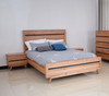 BIRMINGHAM KING 3 PIECE (BEDSIDE) BEDROOM SUITE - RUSTIC OAK