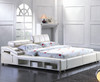 KING MILNERTON LEATHERETTE BED (MODEL:) - ASSORTED COLORS