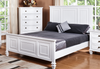 KING FLORENCE TIMBER BED  - WHITE