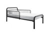 SINGLE BUDGET TODDLER METAL BED WITH SINGLE POP UP TRUNDLE - ASSORTED COLOURS