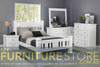 LEGIONS KING 4 PIECE (TALLBOY) BEDROOM SUITE - ASSORTED PAINTED COLOURS