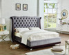 QUEEN WARRIMOO LINEN/LEATHERETTE/LEATHER BED - ASSORTED COLOURS