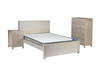 OZARK (AUSSIE MADE) DOUBLE OR QUEEN 3 PIECE (BEDSIDE) BEDROOM SUITE - ASSORTED PAINTED  COLOURS