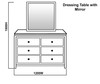 OZARK (AUSSIE MADE) DOUBLE OR QUEEN 6 PIECE (THE LOT) BEDROOM SUITE - ASSORTED PAINTED COLOURS