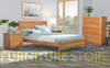 DOUBLE ALAMEDA TIMBER BED - AS PICTURED