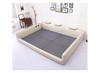 KING + LONG SINGLE LAREDO 100% LEATHER / LEATHERETTE COMBINATION BED (MODEL:B917#) - ASSORTED COLOURS
