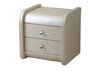 HANLEY LEATHERETTE BEDSIDE TABLE (MODEL:01#) - ASSORTED COLOURS