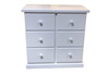 SIMPLY (AUSSIE MADE) LOWBOY 3+3 (6 DRAWERS) - WHITE