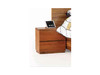 PETRINO BEDSIDE TABLE - BLACKWOOD