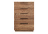 BALDRINE 5 DRAWER TALLBOY - WORMY CHESTNUT