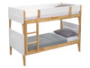 SINGLE OVER SINGLE IRVINE 2 TONED BUNK BED - WHITE WASH / NATURAL