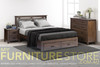 FINLEY DOUBLE OR QUEEN 3 PIECE (BEDSIDE) BEDROOM SUITE WITH UNDER BED STORAGE (OR-76-2) - CUPPACINO