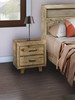 CARNIVAL KING 3 PIECE (BEDSIDE) BEDROOM SUITE WITH BOOKEND BED - BRUSHED GREYWASH