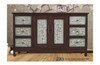 LORCAN 1500(W) DECORATIVE 2 DOOR / 6 DRAWER BUFFET / SIDEBOARD / SHOE CABINET (MODEL:F2132) - AS PICTURED