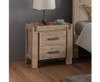 JARVAN 2 DRAWER BEDSIDE TABLE - CLASSIC OAK