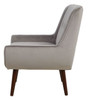 NEW YORK ACCENT CHAIR - GREY VELVET