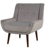 NEW YORK ACCENT CHAIR - GREY VELVET