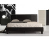 DOUBLE MORRILTON LEATHERETTE BED FRAME - BLACK