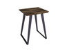 JIGZY LAMP TABLE - 500(H) x 600(W) - RUSTIC FENCES - BLACK OR WHITE