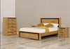 QUEEN GARDNER TIMBER BED - AS PICTURED