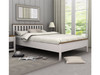 QUEEN ABELINA BED - MELLOW WHITE (TWO-TONED)