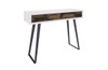 JIGZY CONSOLE TABLE - 780(H) x 1200(W) - WHITE RUSTIC FENCES - 1 X ONLINE - READY TO GO