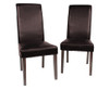 MAEGAN (SET OF 2) WOODEN DINING CHAIRS - BROWN