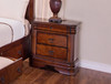 WATERFORD KING 5 PIECE (DRESSER) BEDROOM SUITE WITH UNDERBED STORAGE - BURNISHED CHERRY