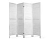 ROLLY  ROOM DIVIDER PRIVACY SCREEN  FOLDABLE 4  PARTITION STAND -  WHITE