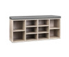 SHOE RACK WITH CUSHION & 10 COMPARTMENTS - 480(H) x 1020(W) -  AS PICTURED