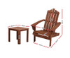 HADLEY 3 PIECE OUTDOOR LOUNGE SETTING - BROWN