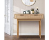 JOHNSON RATTAN  CONSOLE TABLE WITH 2 DRAWERS - NATURAL