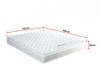 QUEEN ELEKTRA LUXURY LATEX PILLOW TOP  SPRING MATTRESS - MEDIUM FIRM