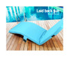 KENDRA INDOOR/ OUTDOOR ADJUSTABLE LOUNGE SOFA BED - BLUE