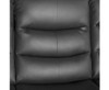 ROCKY SINGLE SEATER PU LEATHER  RECLINER  - BLACK