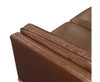 RAVEN 3 SEATER LEATHERETTE  SOFA - BROWN