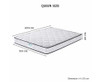 QUEEN SIRI POCKET SPRING FOAM MATTRESS- MEDIUM