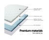 SALOME DOUBLE SIZE COOL GEL MEMORY FOAM MATTRESS TOPPER WITH BAMBOO COVER (80mm)