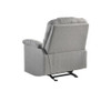 KALINE FABRIC ROCKING RECLINER CHAIR - LIGHT GREY