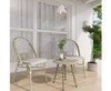 NHANIA OUTDOOR ROUND  SIDE TABLE - WHITE