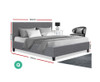 QUEEN  NEO  FABRIC BED FRAME - GREY