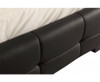 QUEEN DELUXE LEATHERETTE BED FRAME - BLACK
