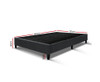 DOUBLE FRAISER FABRIC BED BASE FRAME  ONLY - CHARCOAL