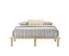 DOUBLE NIVEAN WOODEN BED BASE FRAME  ONLY - NATURAL