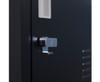 KENZIE PADLOCK - OPERATED TWO-DOOR  OFFICE - GYM - STORAGE - SHED - LOCKER - BLACK